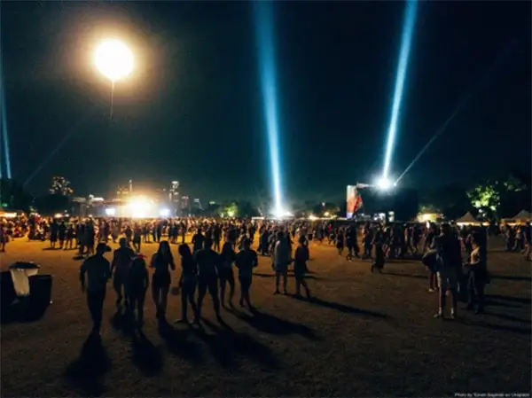 Austin City Limits festival crowd