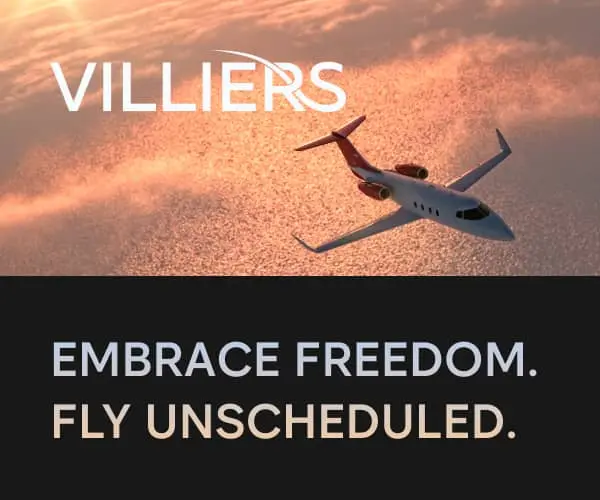 Villiers Private Jet Charter rental